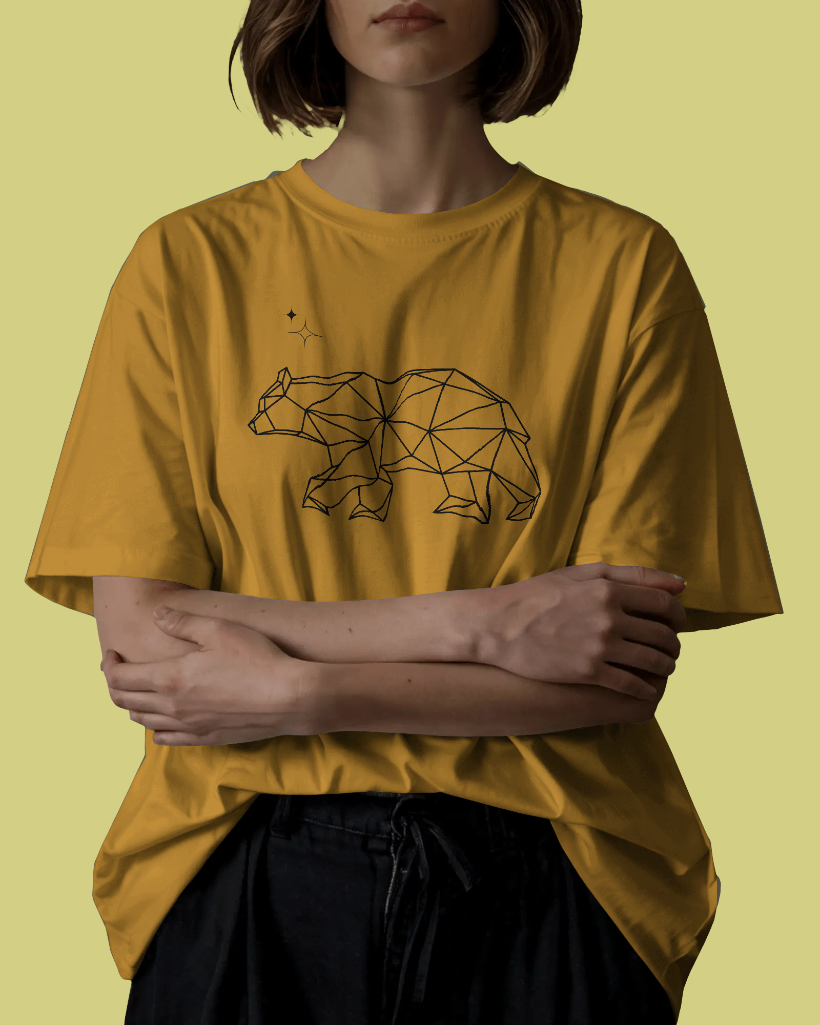 Cosmic Bear Premium Unisex Oversized T-Shirt