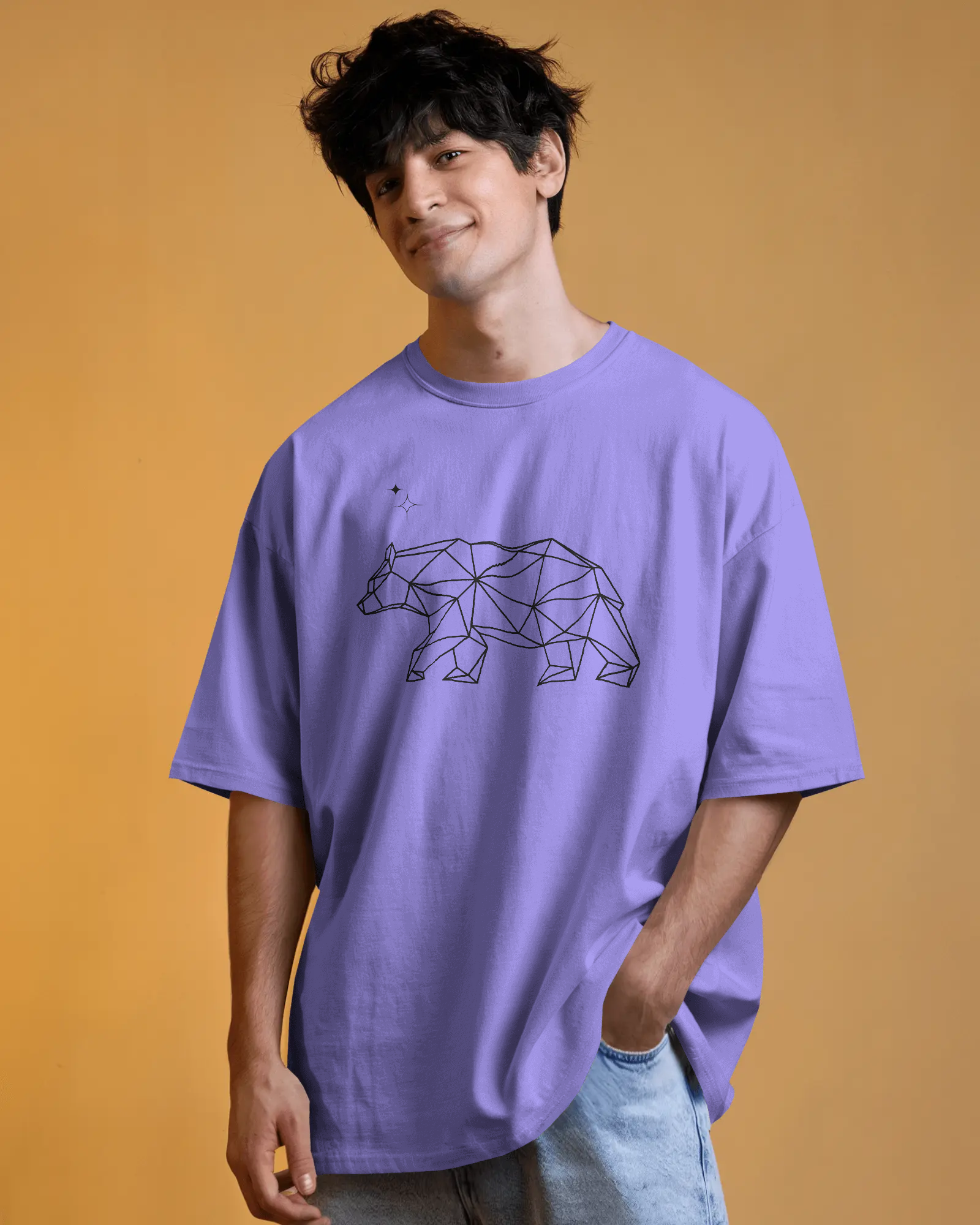 Cosmic Bear Premium Unisex Oversized T-Shirt