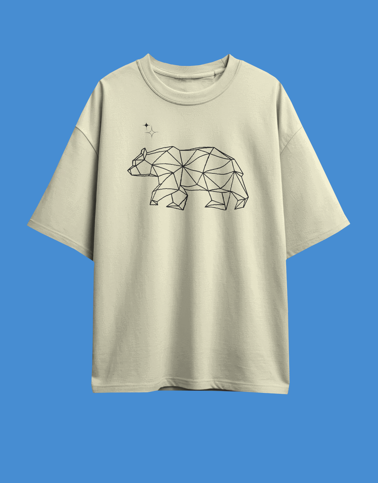 Cosmic Bear Premium Unisex Oversized T-Shirt