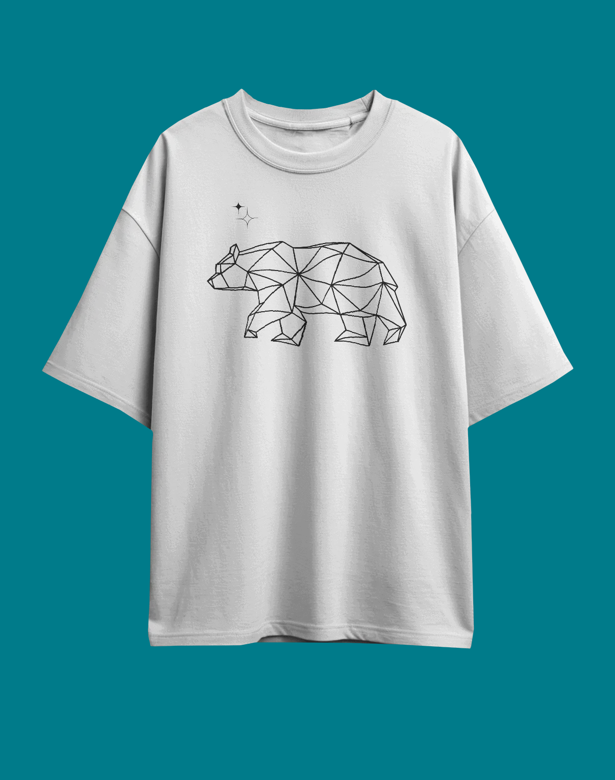 Cosmic Bear Premium Unisex Oversized T-Shirt