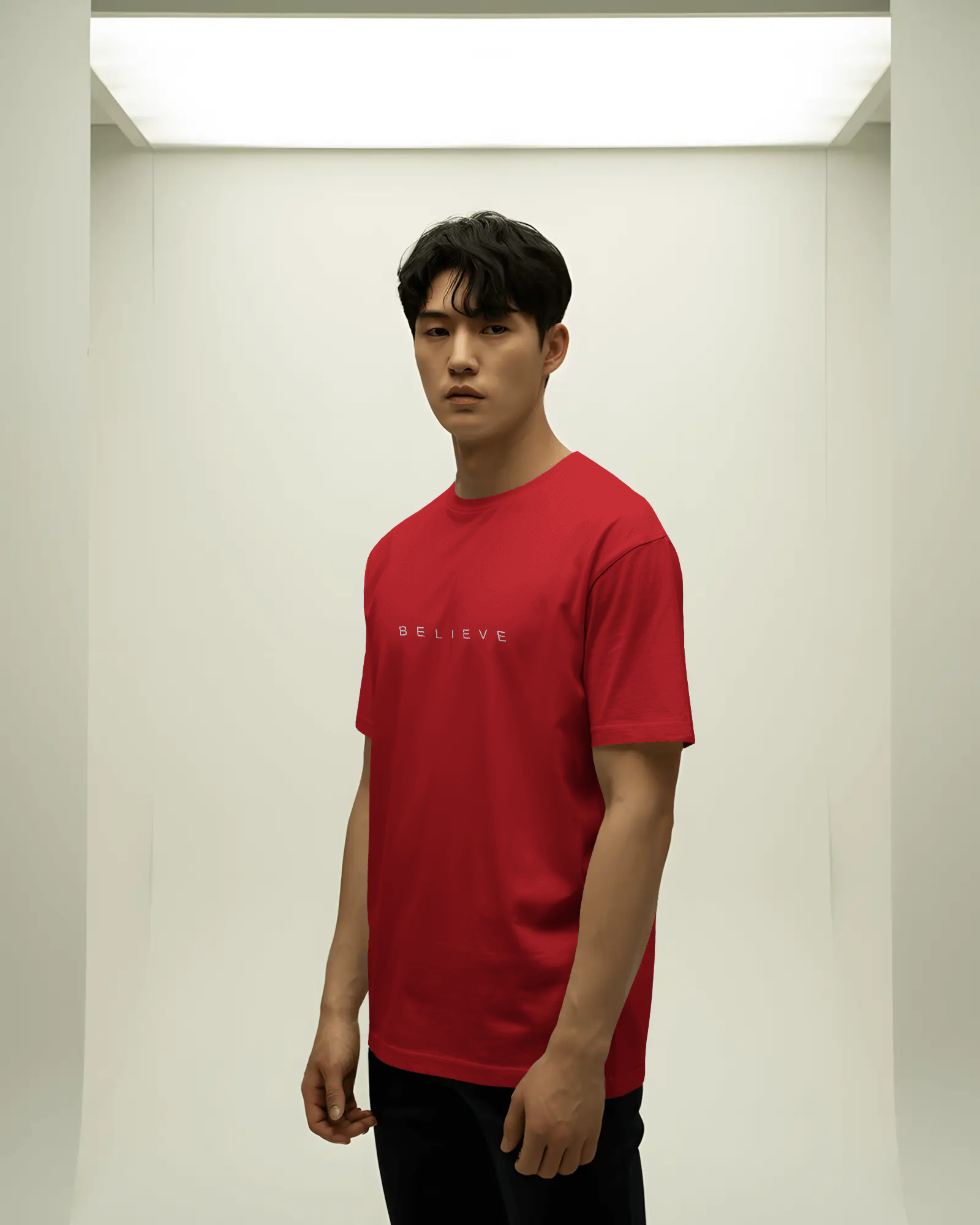 Believe Unisex Classic Fit T-Shirt Red