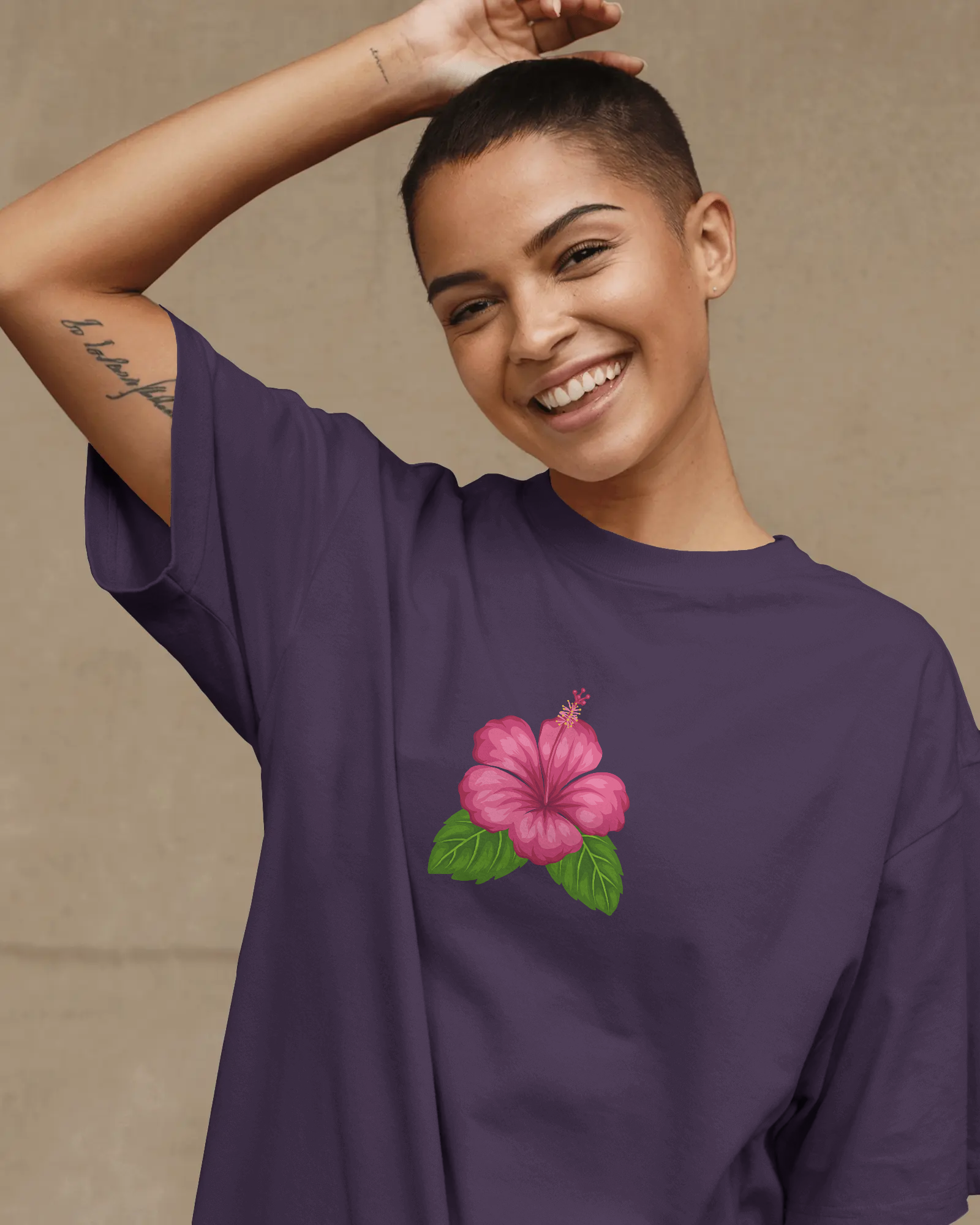 Chembarathi Premium Unisex Oversized T-Shirt Purple