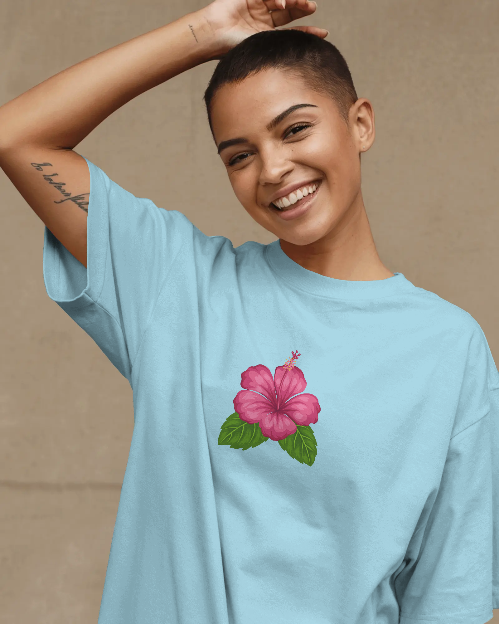 Chembarathi Premium Unisex Oversized T-Shirt Baby Blue