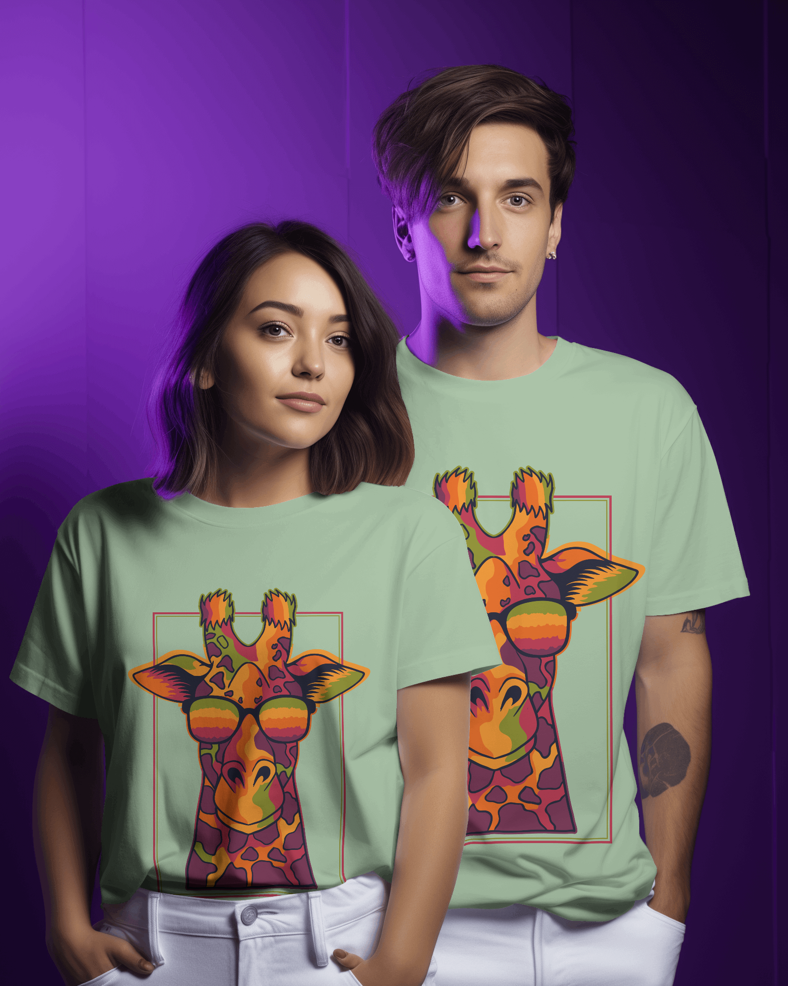 Funky Vibes Unisex Classic Fit Cotton T-Shirt