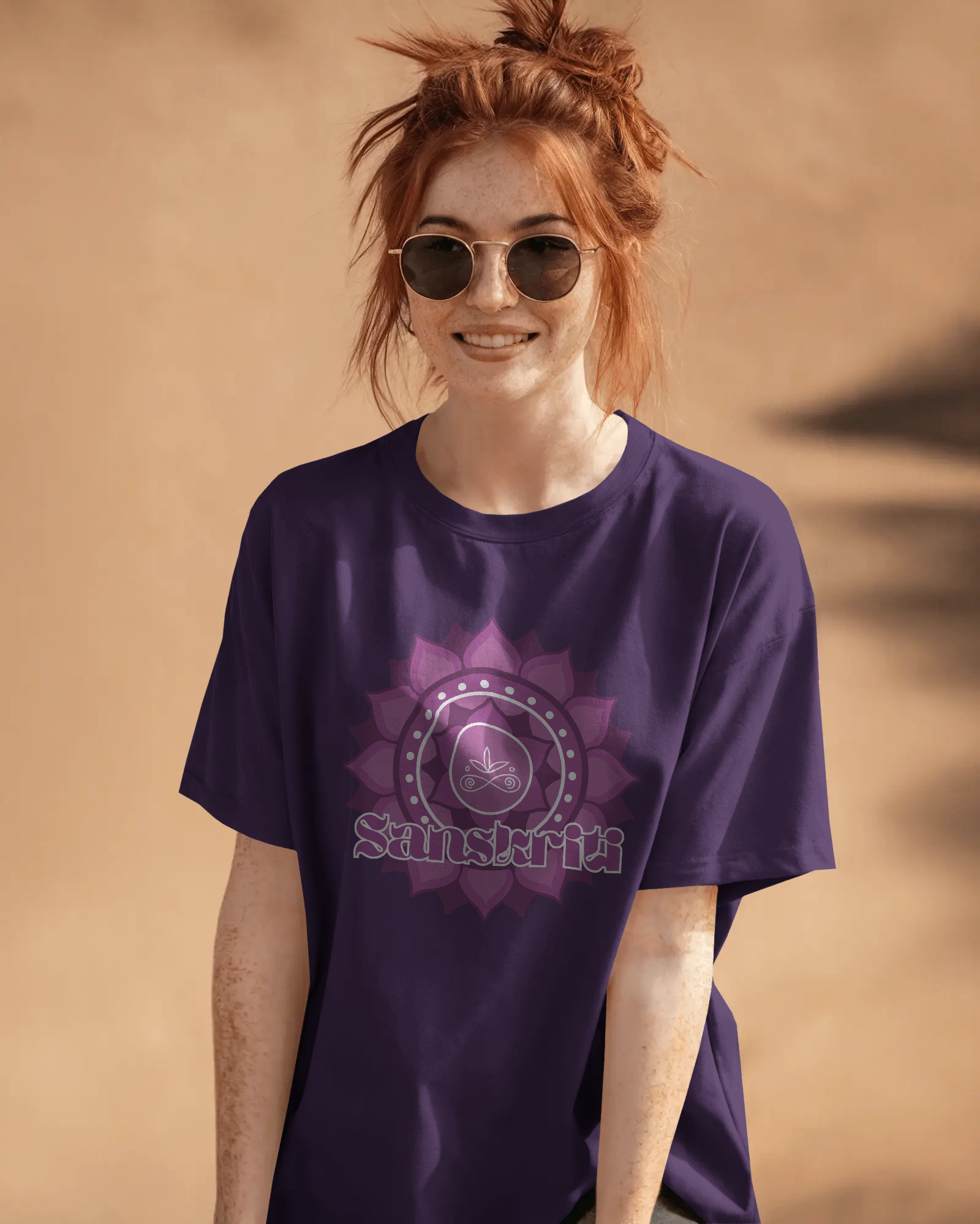 Sanskriti Bloom Unisex Calssic Fit T-Shirt