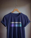 Awesome. Unisex Classic Fit T-Shirt Royal Blue