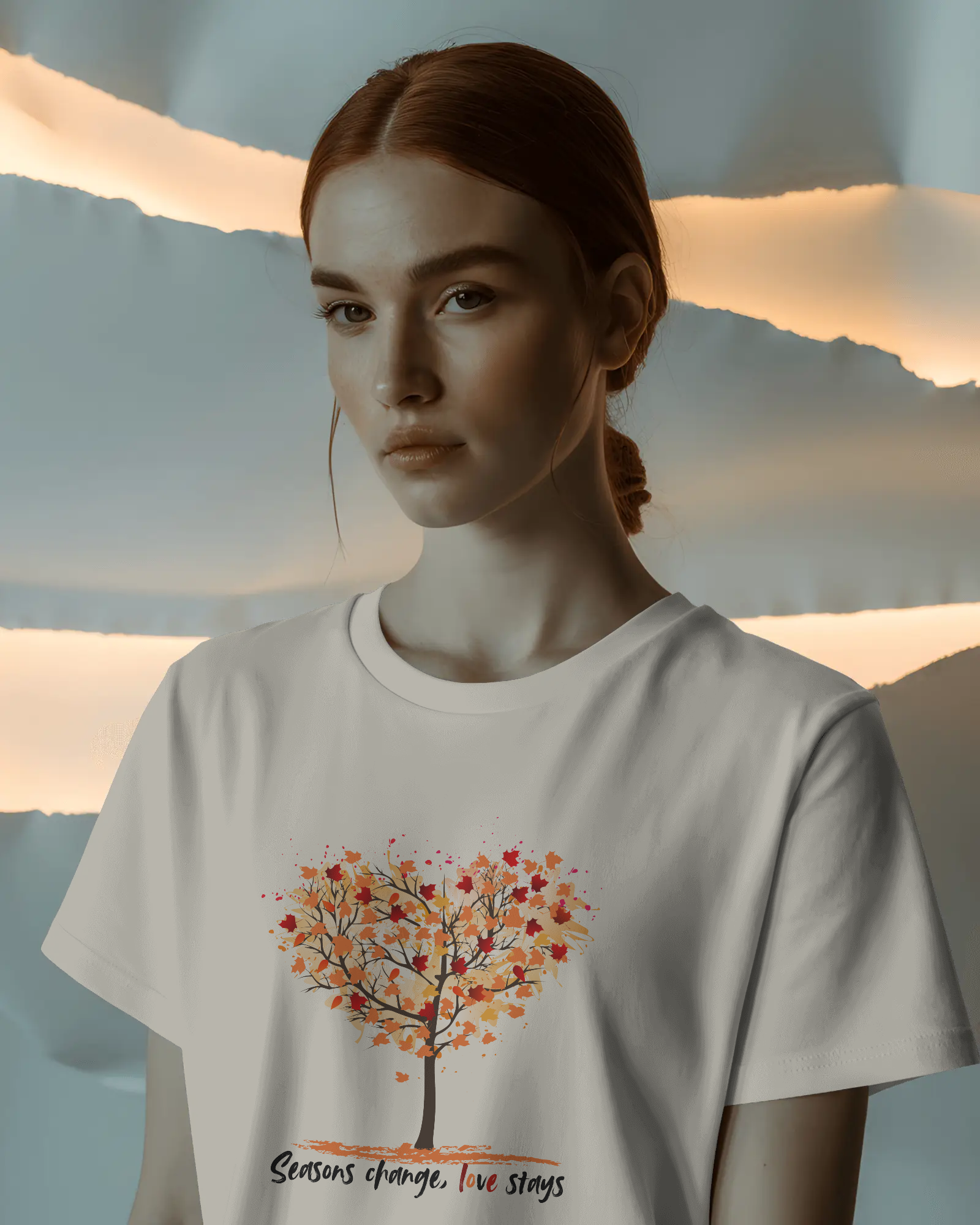 Seasons of Love Unisex Classic Fit T-Shirt Off-White