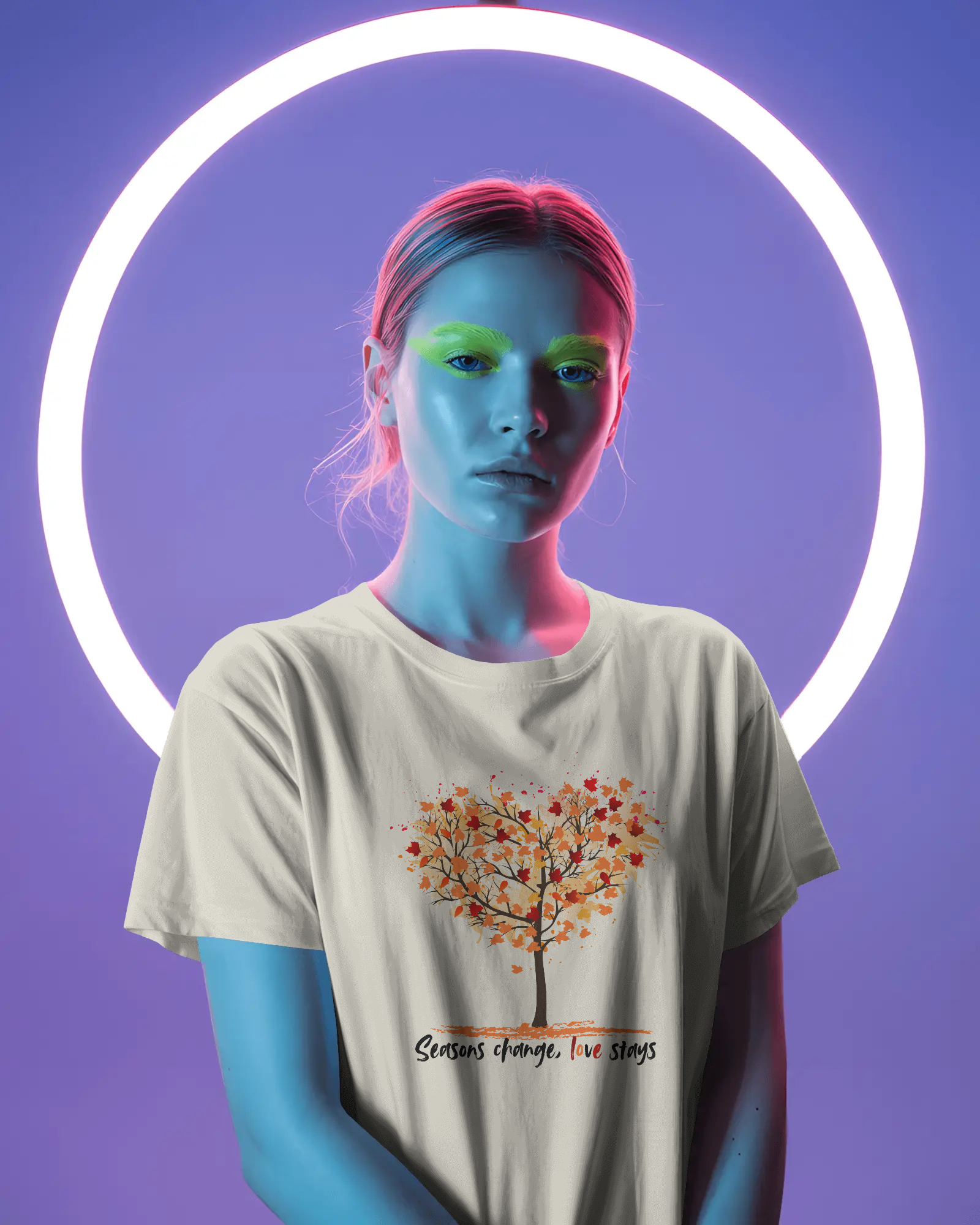 Seasons of Love Unisex Classic Fit T-Shirt Off-White