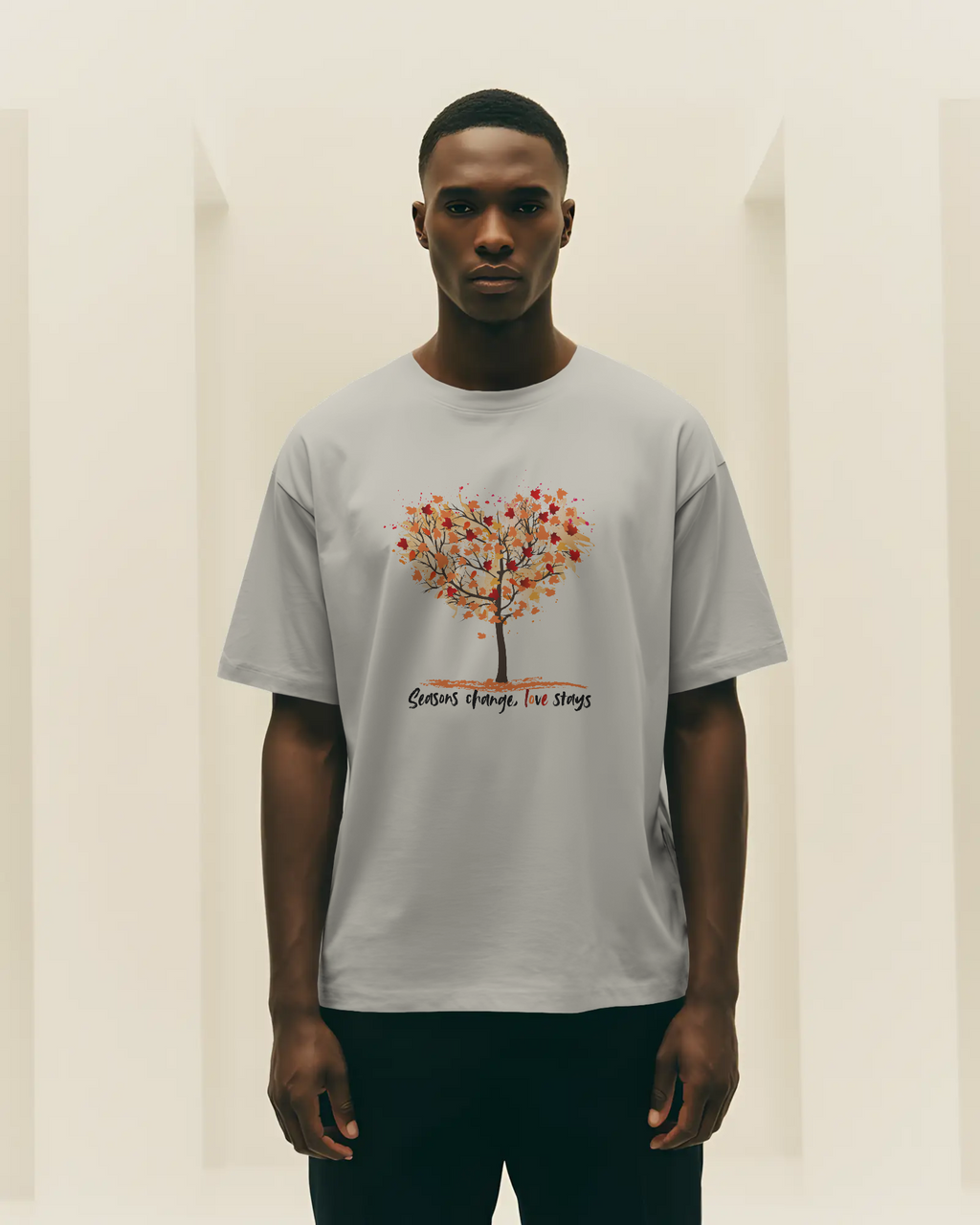 Seasons of Love Unisex Classic Fit T-Shirt Off-White