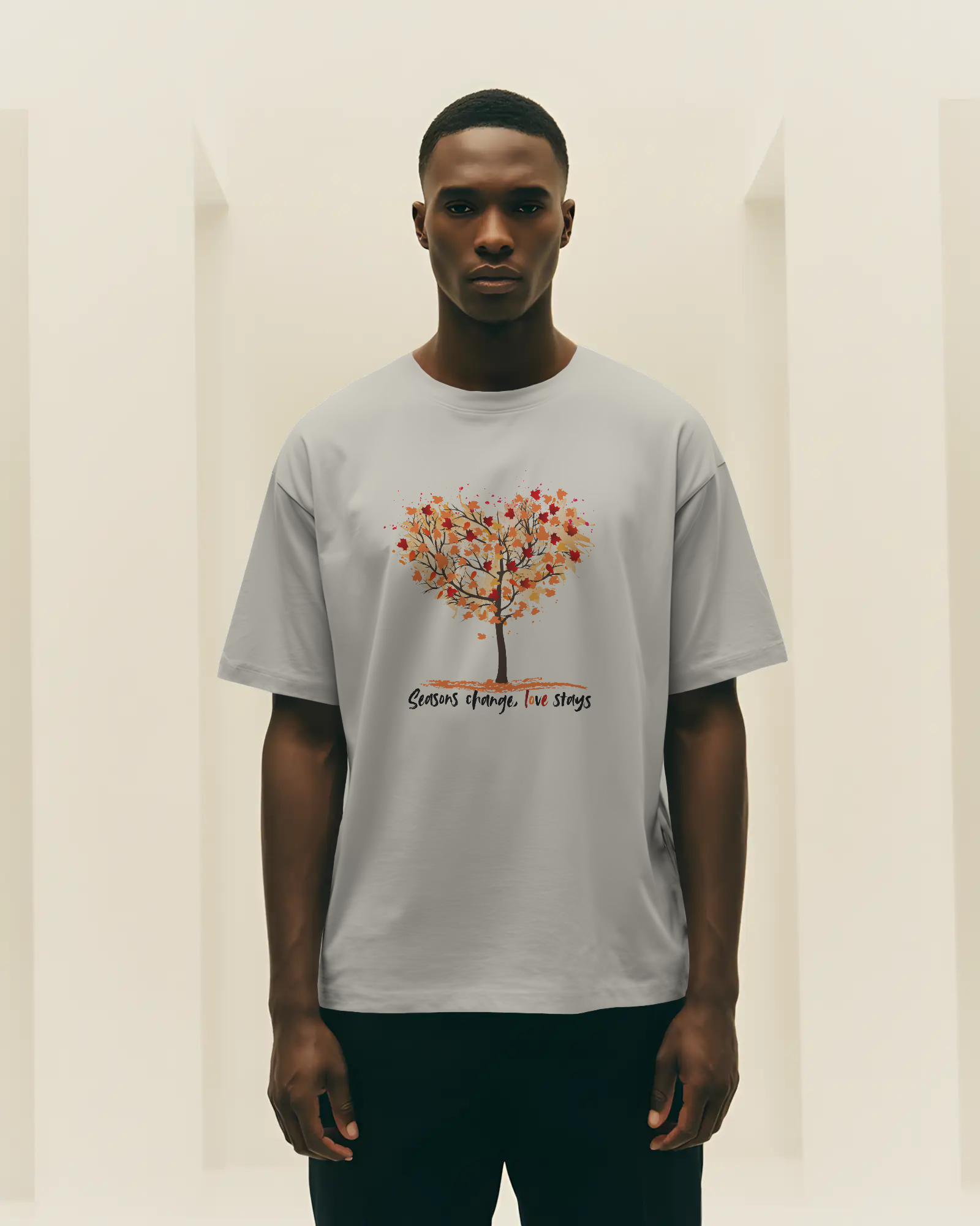 Seasons of Love Unisex Classic Fit T-Shirt Off-White