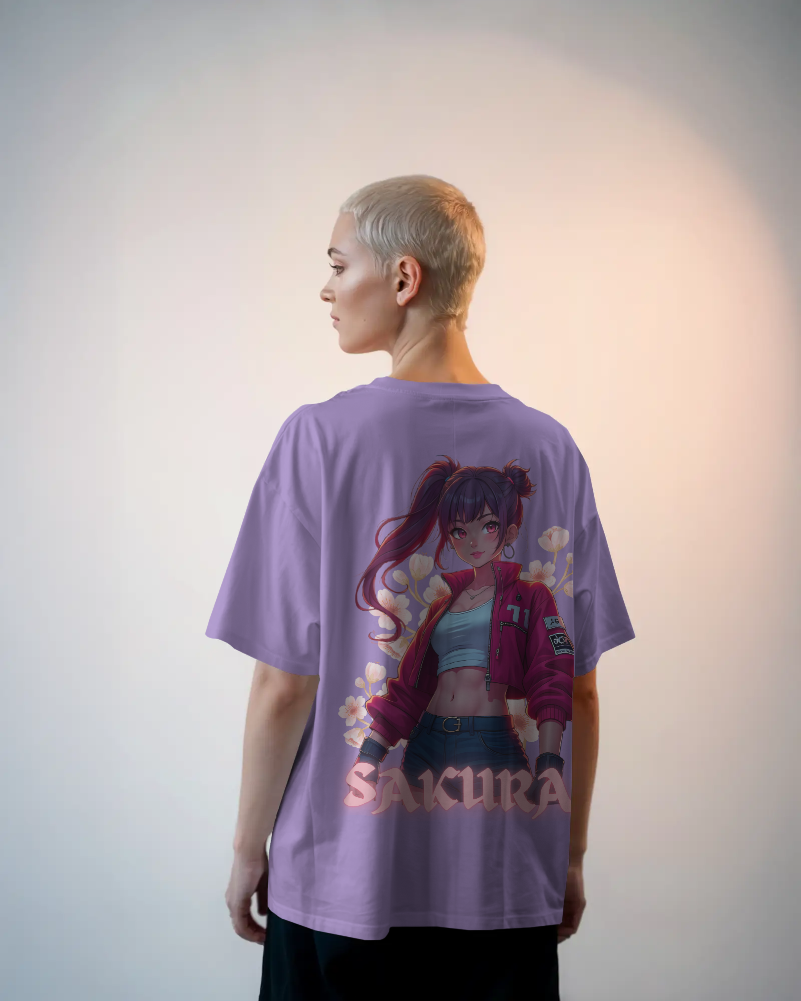 SAKURA Anime Premium Oversized T-Shirt