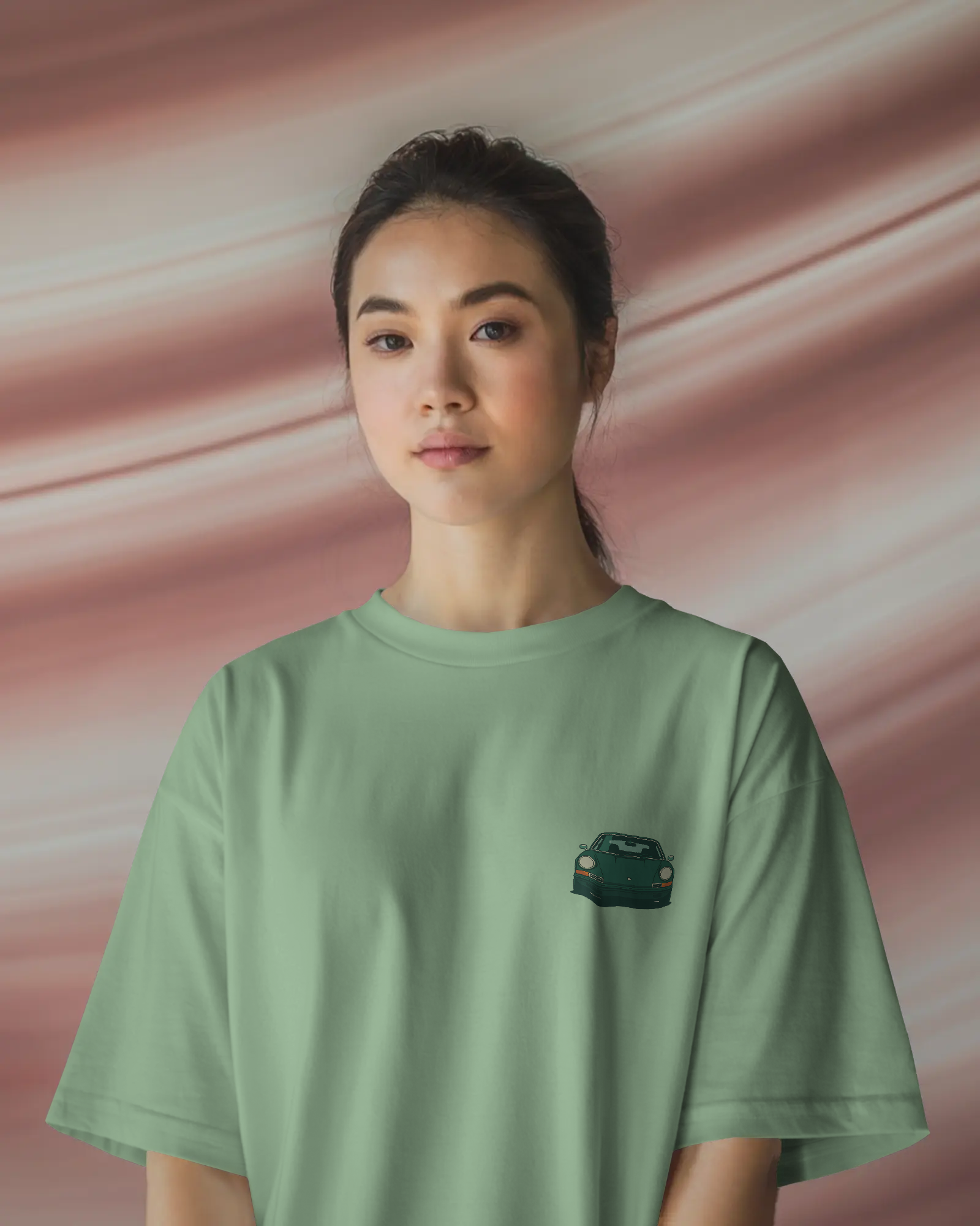 Porsche 911 Premium Unisex French Terry Oversized Tee