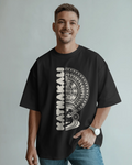 Kathakali Premium Unisex Oversized T-Shirt Black