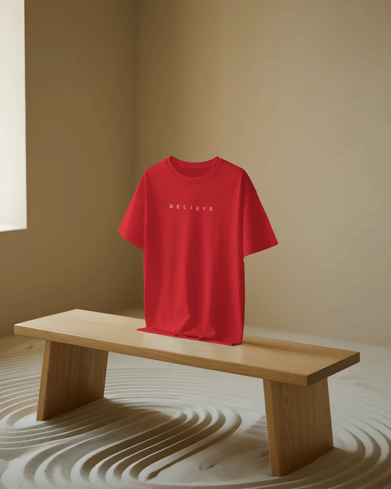 Believe Unisex Classic Fit T-Shirt Red