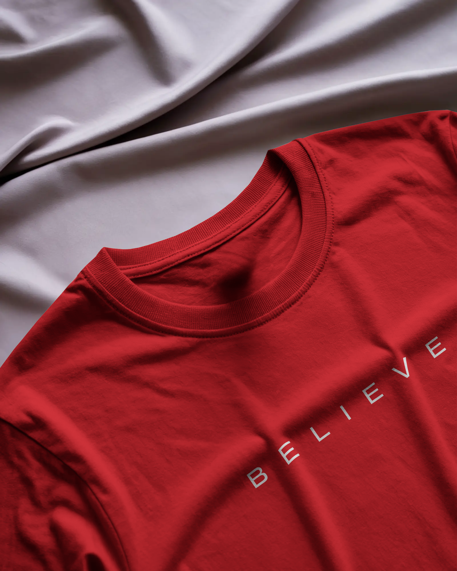 Believe Unisex Classic Fit T-Shirt Red