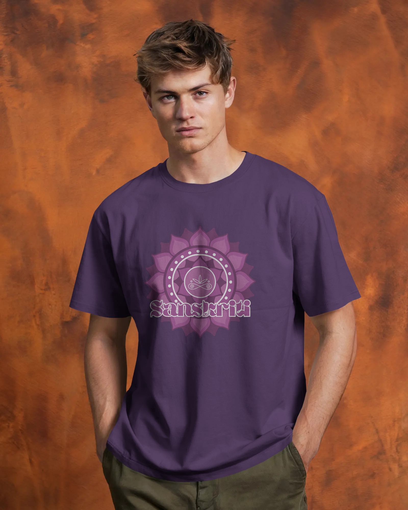 Sanskriti Bloom Unisex Calssic Fit T-Shirt