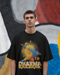 Dharma Rakshak Premium Oversized T-Shirt Black