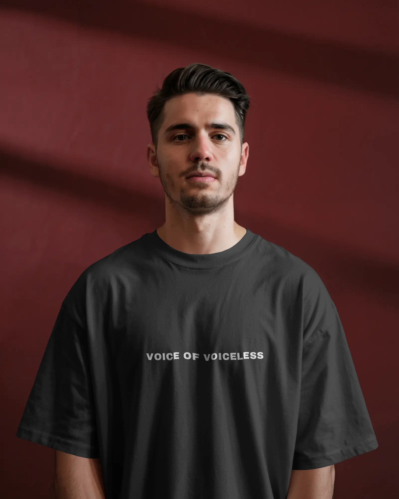 Voice Of Voiceless Premium Unisex Oversized T-Shirt