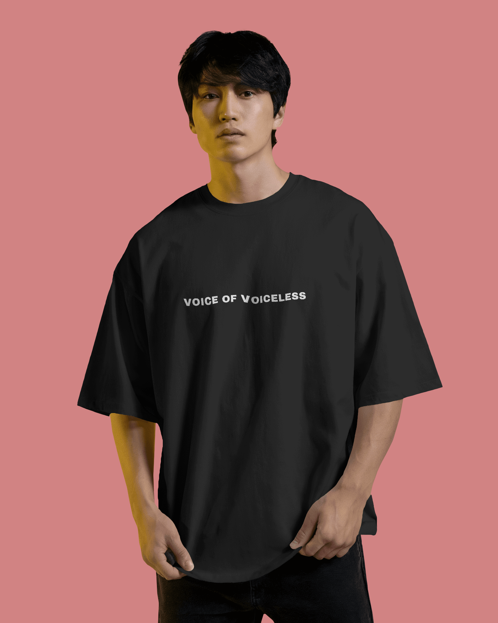 Voice Of Voiceless Premium Unisex Oversized T-Shirt