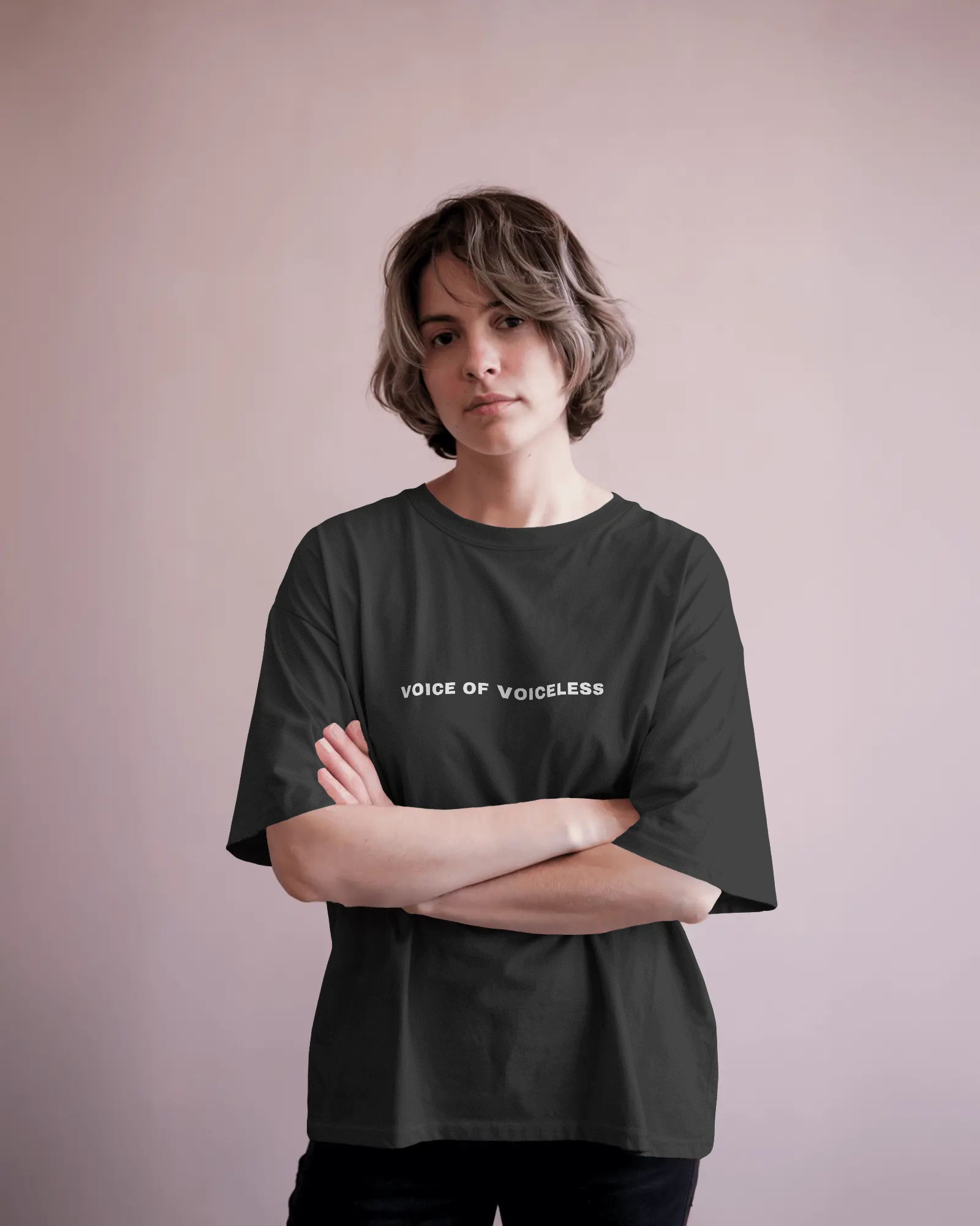Voice Of Voiceless Premium Unisex Oversized T-Shirt