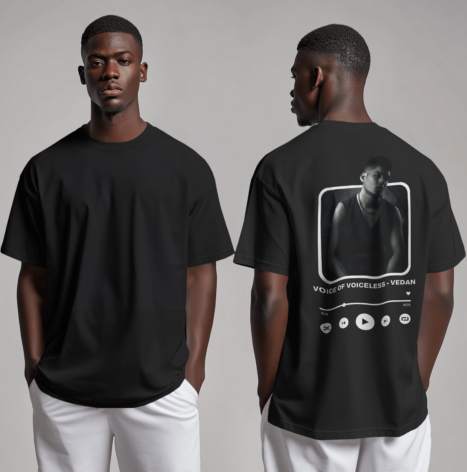 Voice of Voiceless Vedan Unisex Premium Oversized T-Shirt