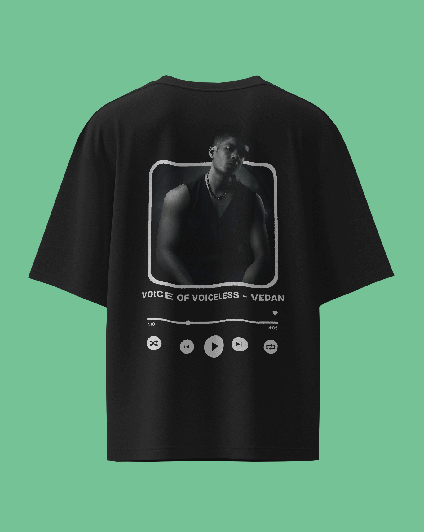 Voice of Voiceless Vedan Unisex Premium Oversized T-Shirt