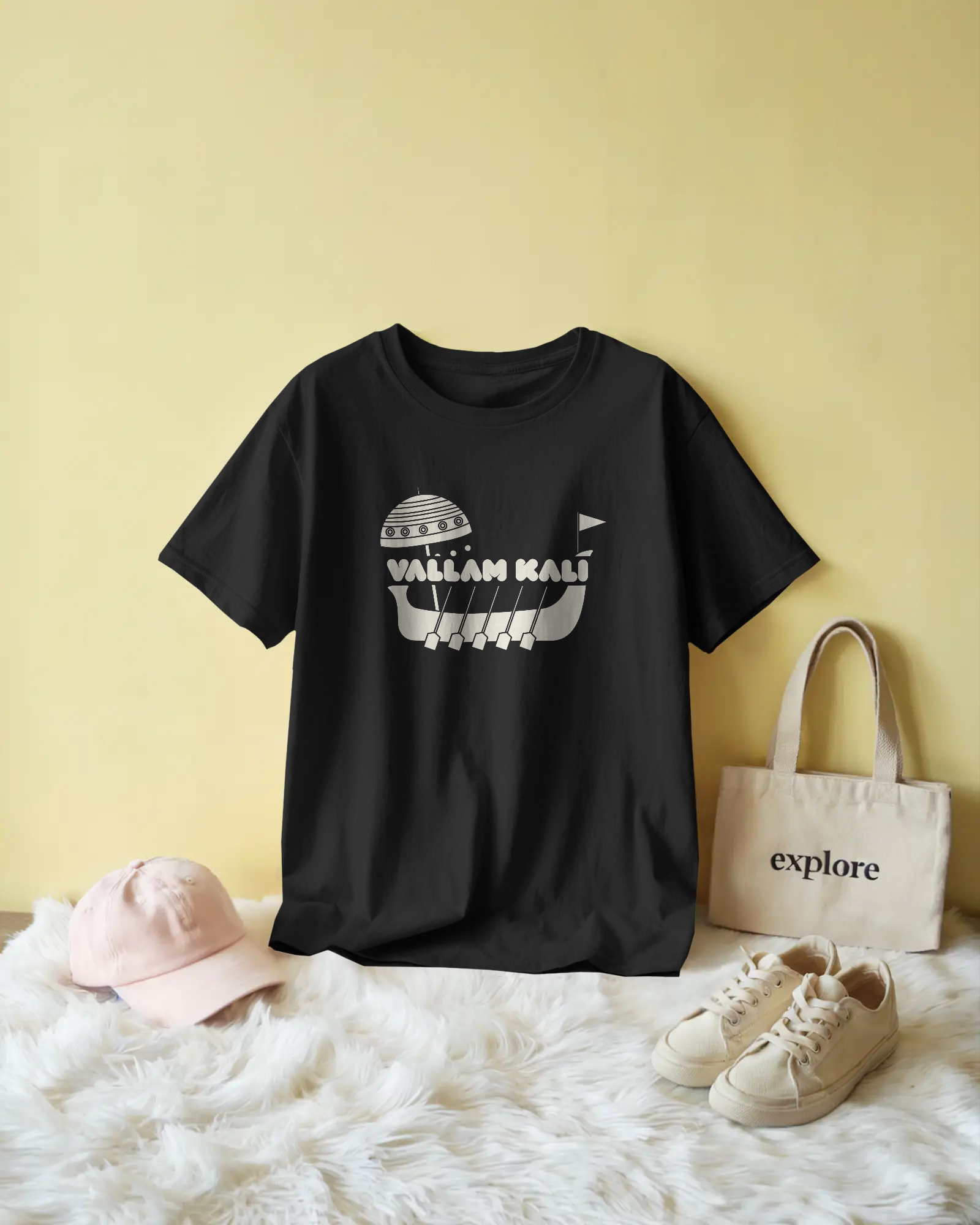 Vallam Kali Unisex Classic Fit T-Shirt Black