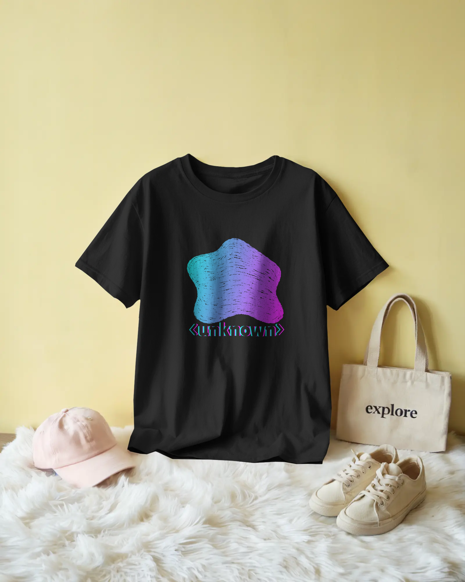 Unknown Unisex Classic Fit T-Shirt Black