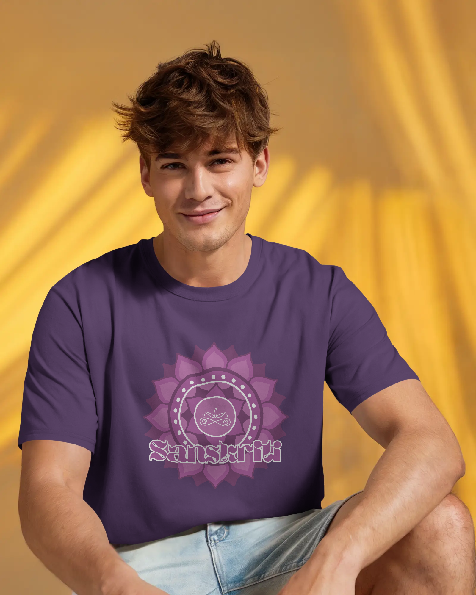 Sanskriti Bloom Unisex Calssic Fit T-Shirt